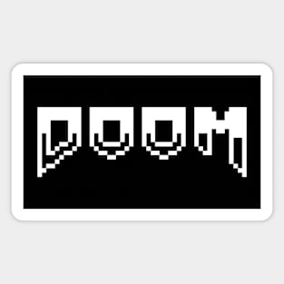 Doom - Pixel Logo I Magnet